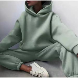 Conjunto de Moletom Feminino para Inverno